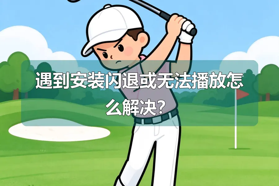 遇到安装闪退或无法播放怎么解决？